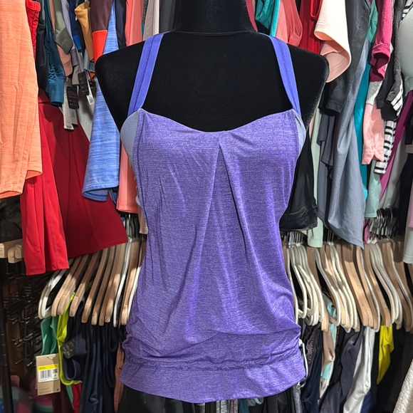 Lululemon Rest Less Tank in "Heathered Bruised Berry” - Picture 1 of 6